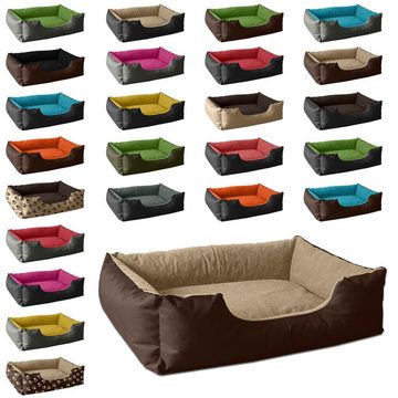 BedDog Tierbett Hundebett LUPI mit Rand, Bezug abnehmbar