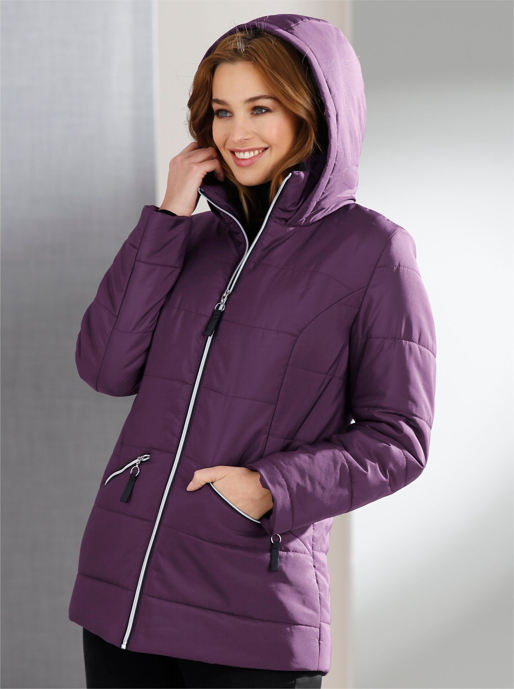 Sieh an! Allwetterjacke Steppjacke Langarm
