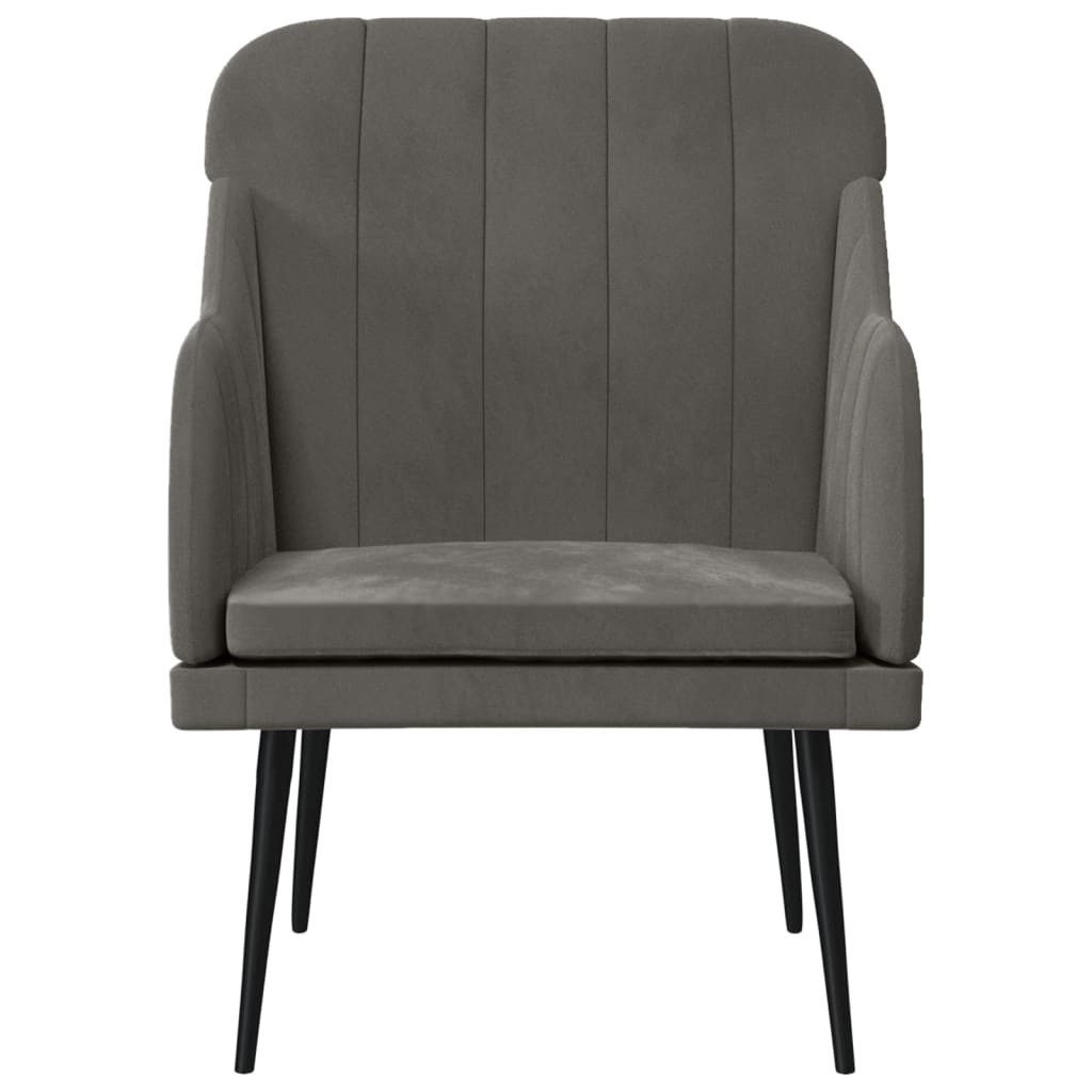 vidaXL Sessel Sessel Dunkelgrau 63x76x80 cm günstig online kaufen