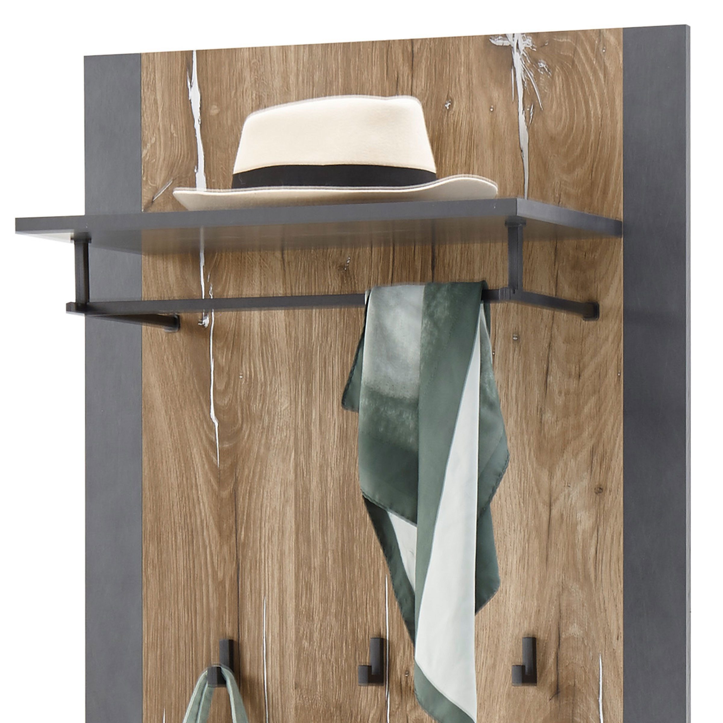 Bega Consult Garderobenpaneel Garderobenpaneel Athen Matera Industrial Style