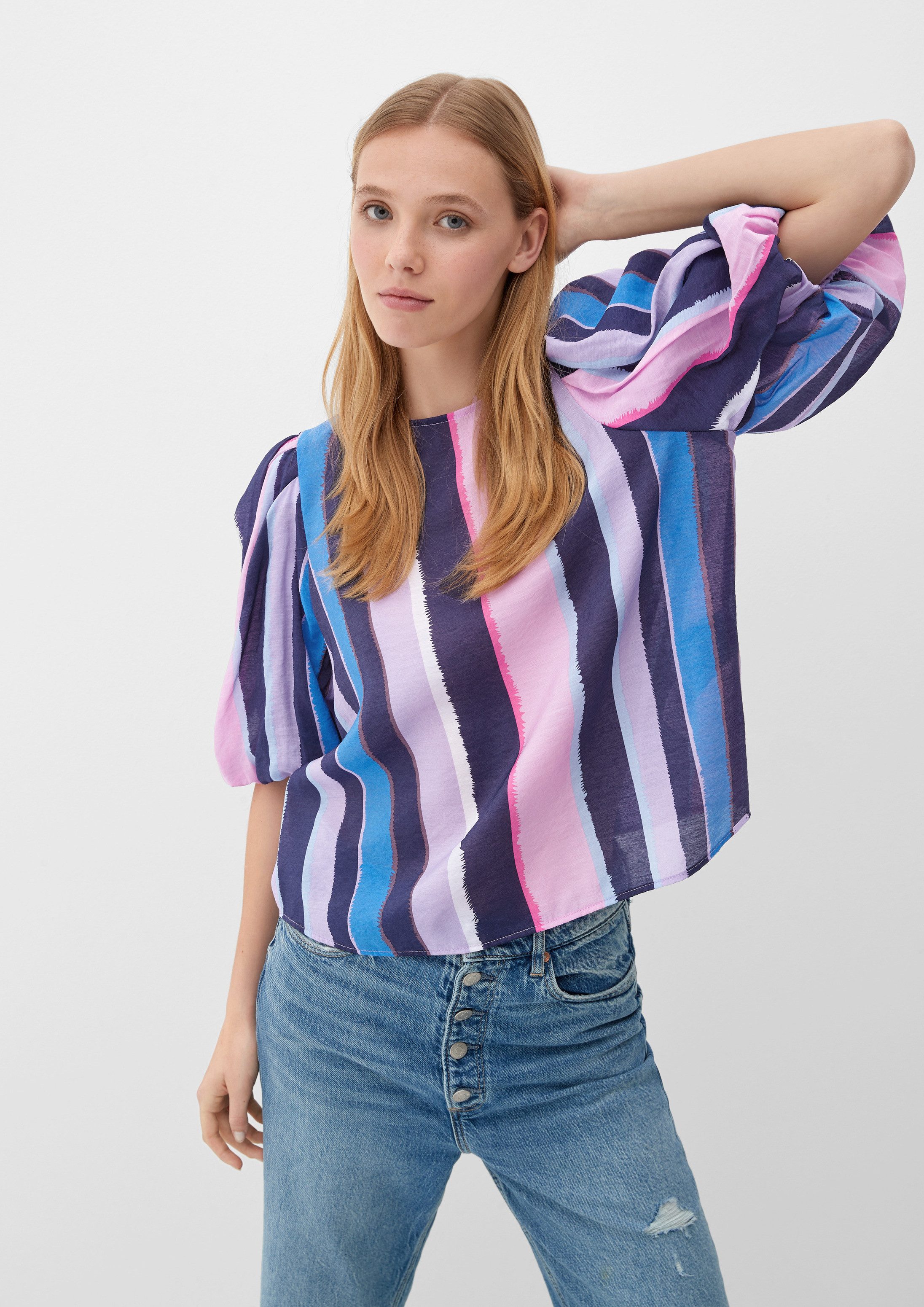 Kurzarmbluse Bluse
