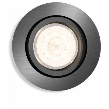 Philips LED Einbauleuchte »myLiving LED Einbaustrahler, warmGlow, rund, grau«, Einbaustrahler, Einbauleuchte