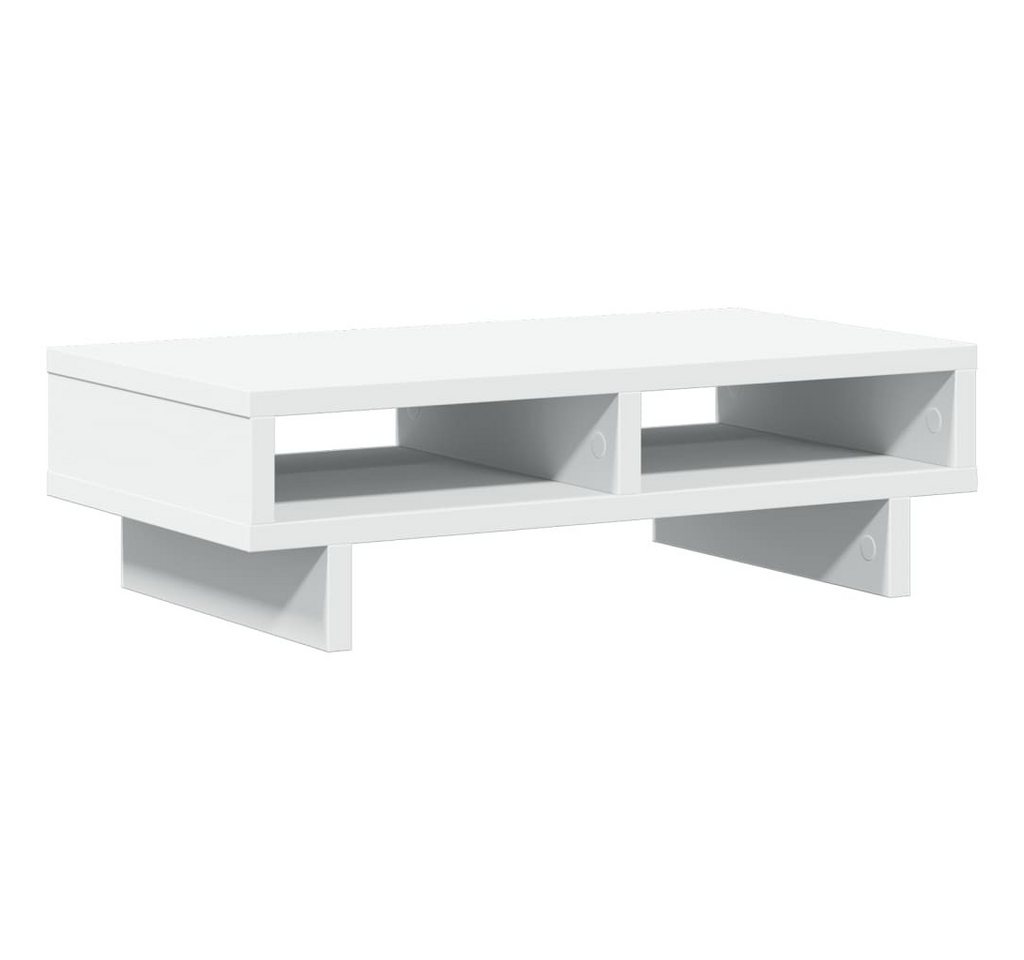 vidaXL Monitorständer Monitorständer Weiß 50x27x15 cm Holzwerkstoff