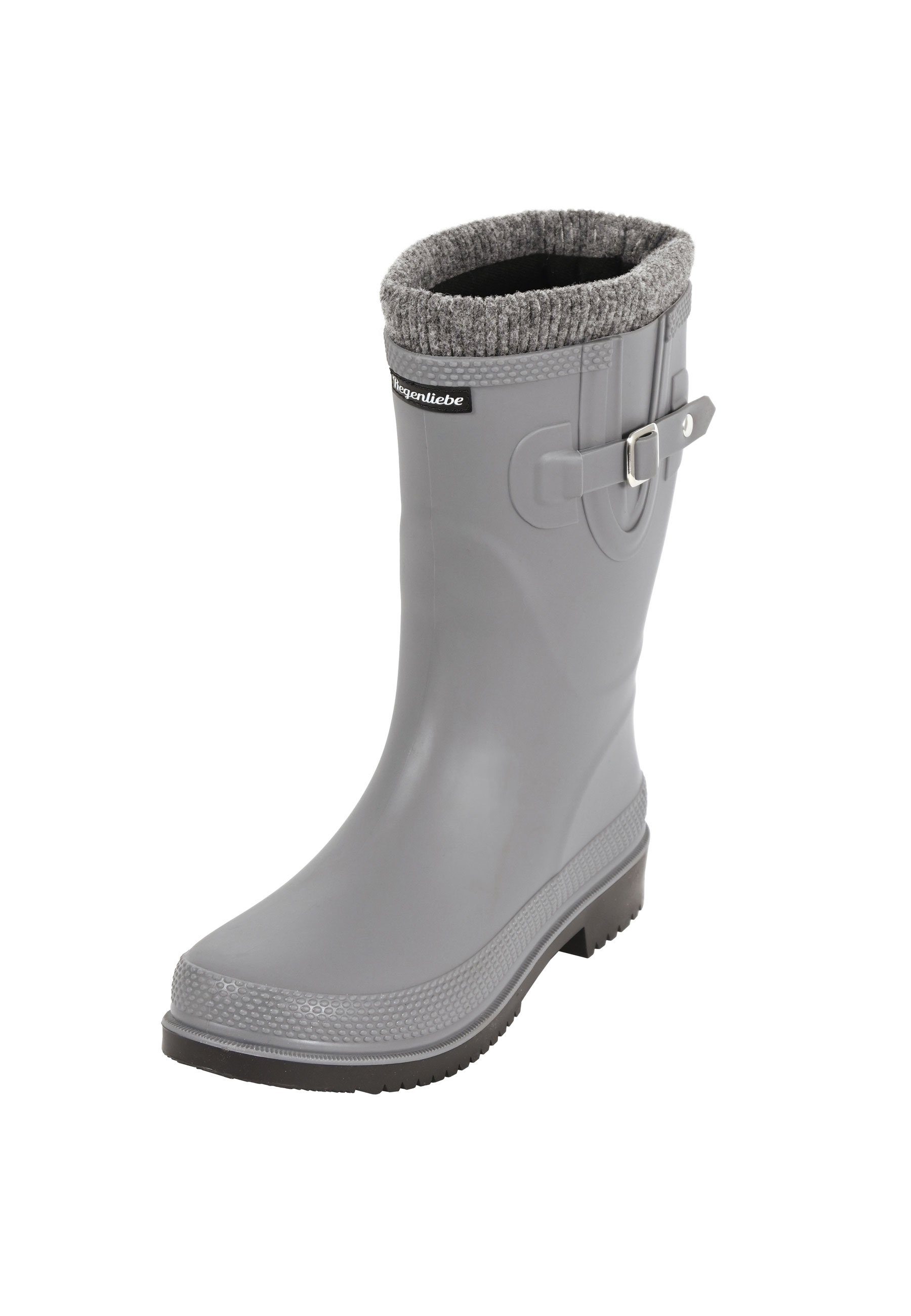 Regenliebe Pfütze-W Gummistiefel Halbschaft Regenstiefel mit Warmfutterstru günstig online kaufen