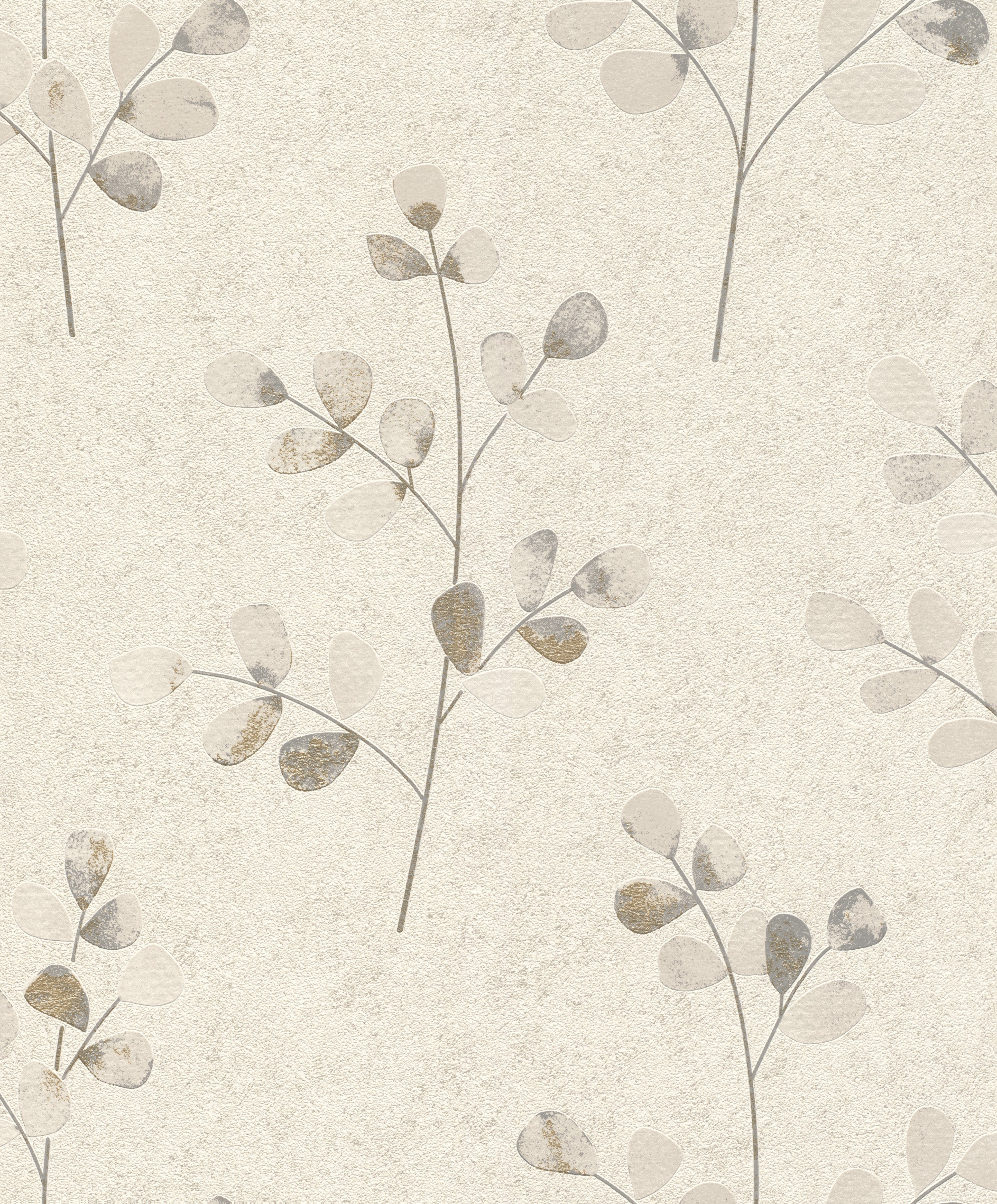 Rasch Vliestapete Rasch Selection Relief/Vlies, Botanical, beige 508413