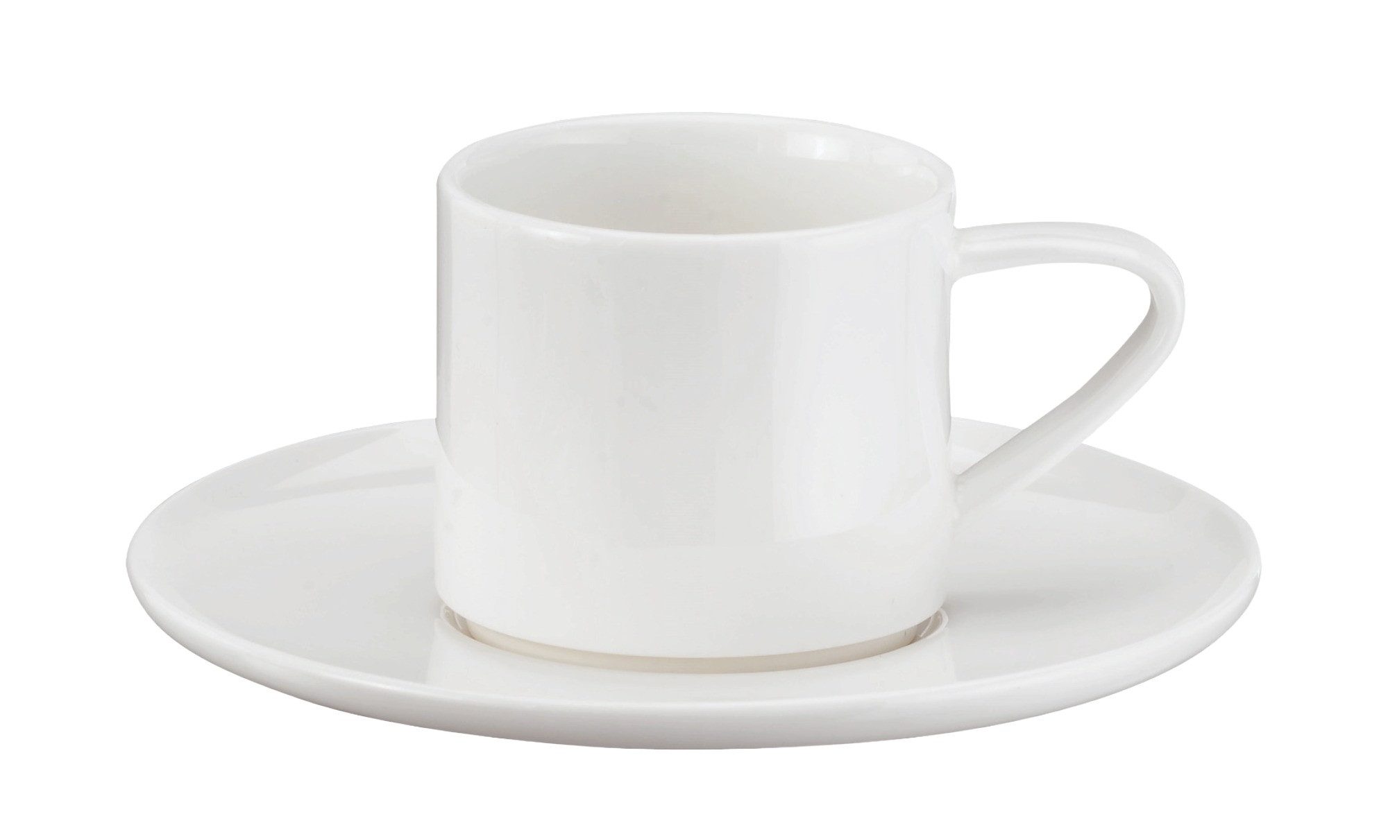 ASA SELECTION Espressotasse ASA Selection atable Espressotasse mit Unterteller, stapelbar 0,06l, Fine Bone China