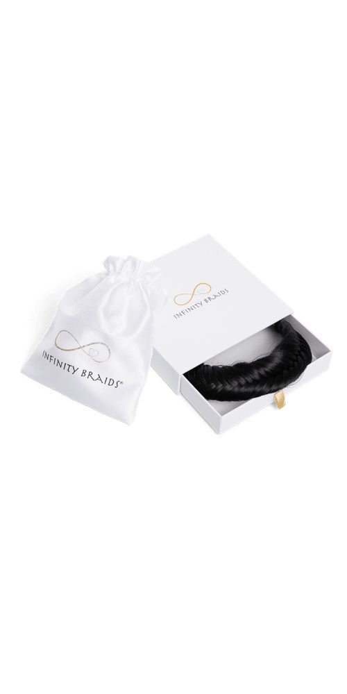 Infinity Braids Kunsthaar-Extension Infinity Braids Fishtail Braid Jolie Onyx