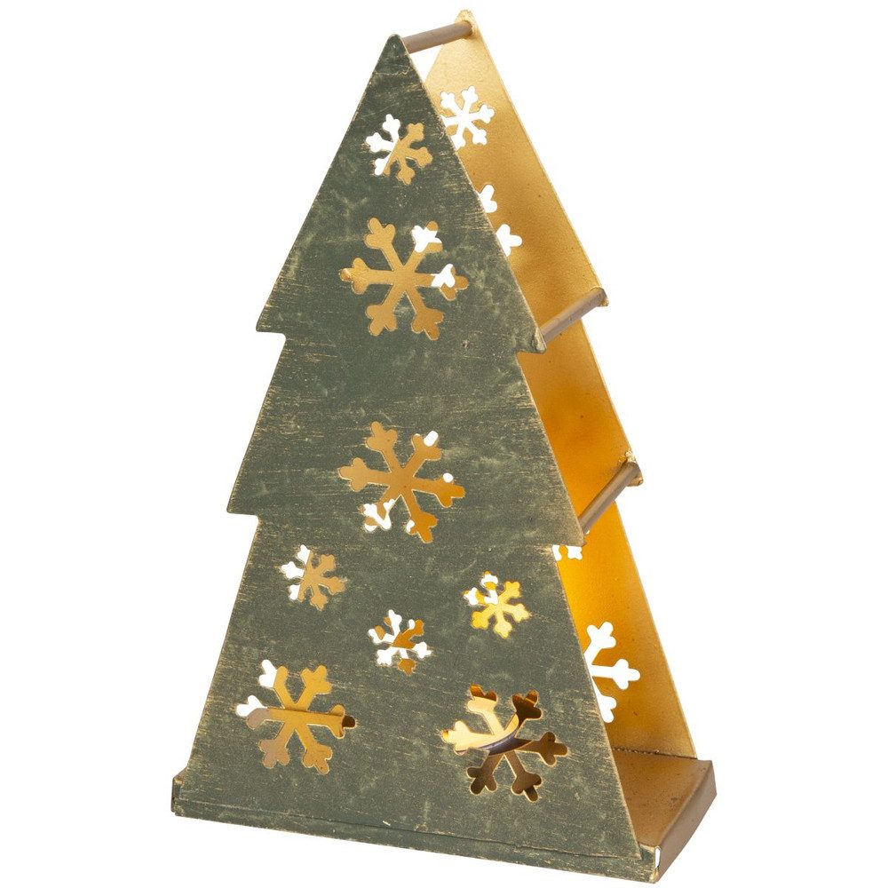 MICA Teelichthalter Teelichthalter Baum kupfer - ca. 13 x 5 x 20 cm günstig online kaufen