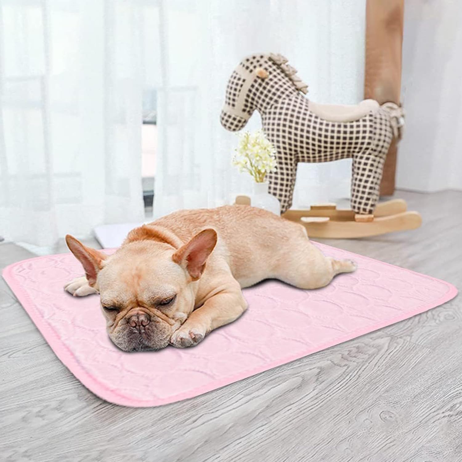 Ledander Hundematte Kühlmatte für Katzen und Hunde, für Drinnen, Draußen und Auto