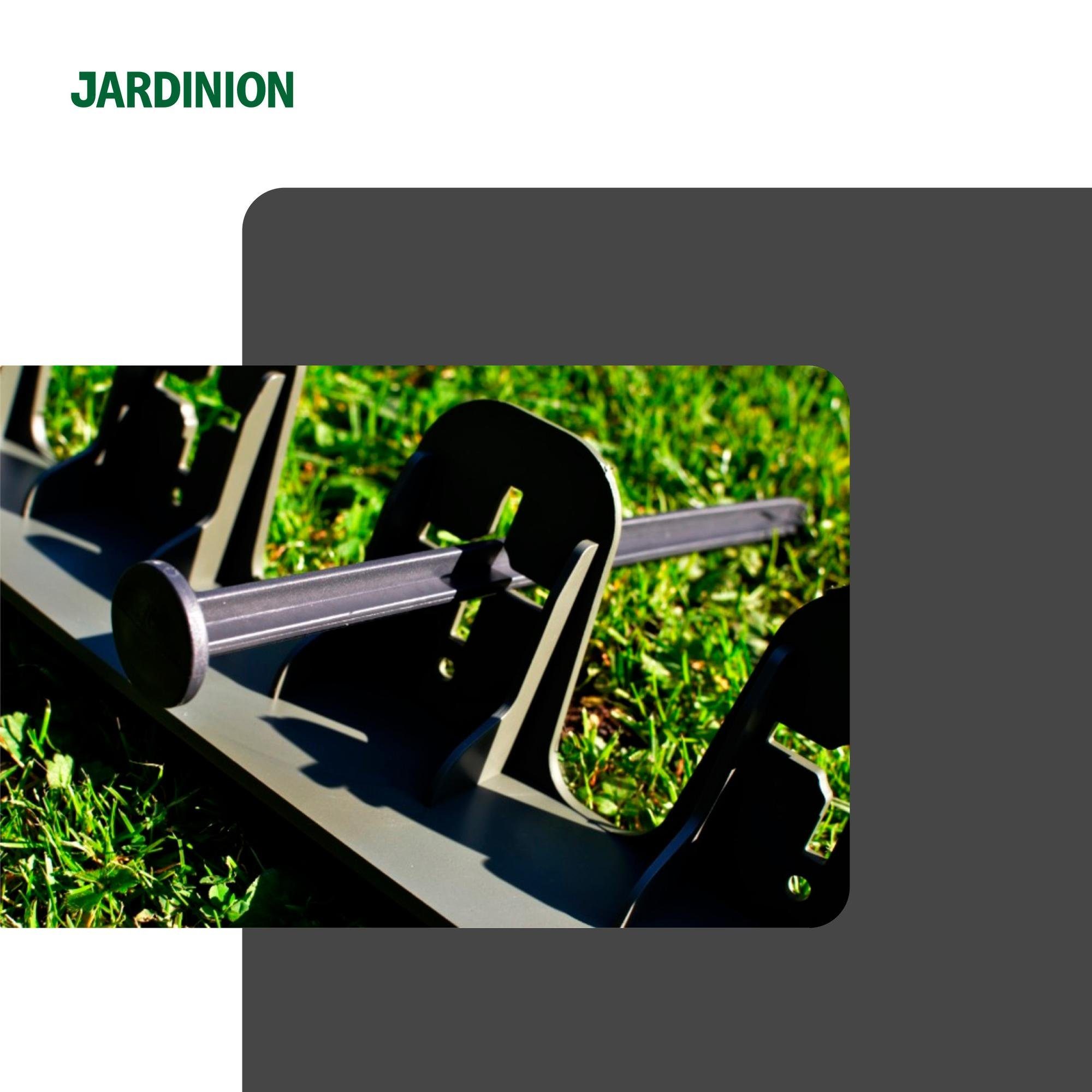 Jardinion Rasennagel, Rasenkantennagel aus Gartenbeet, und Umrandung Beeteinfassung, für wetter- Rasenkanten PVC Material witterungsbeständiges 1-St
