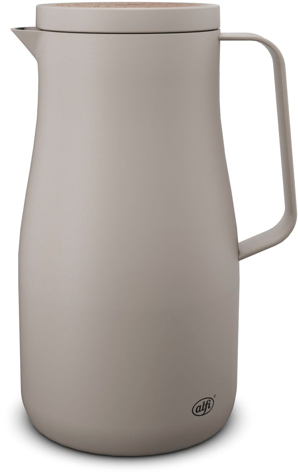 Alfi Isolierkanne STUDIO TEA, aus doppelwandigem Edelstahl, 1 l, (1-St), 12h heiß & 24h kalt, ergonomischer Griff, große Öffnung