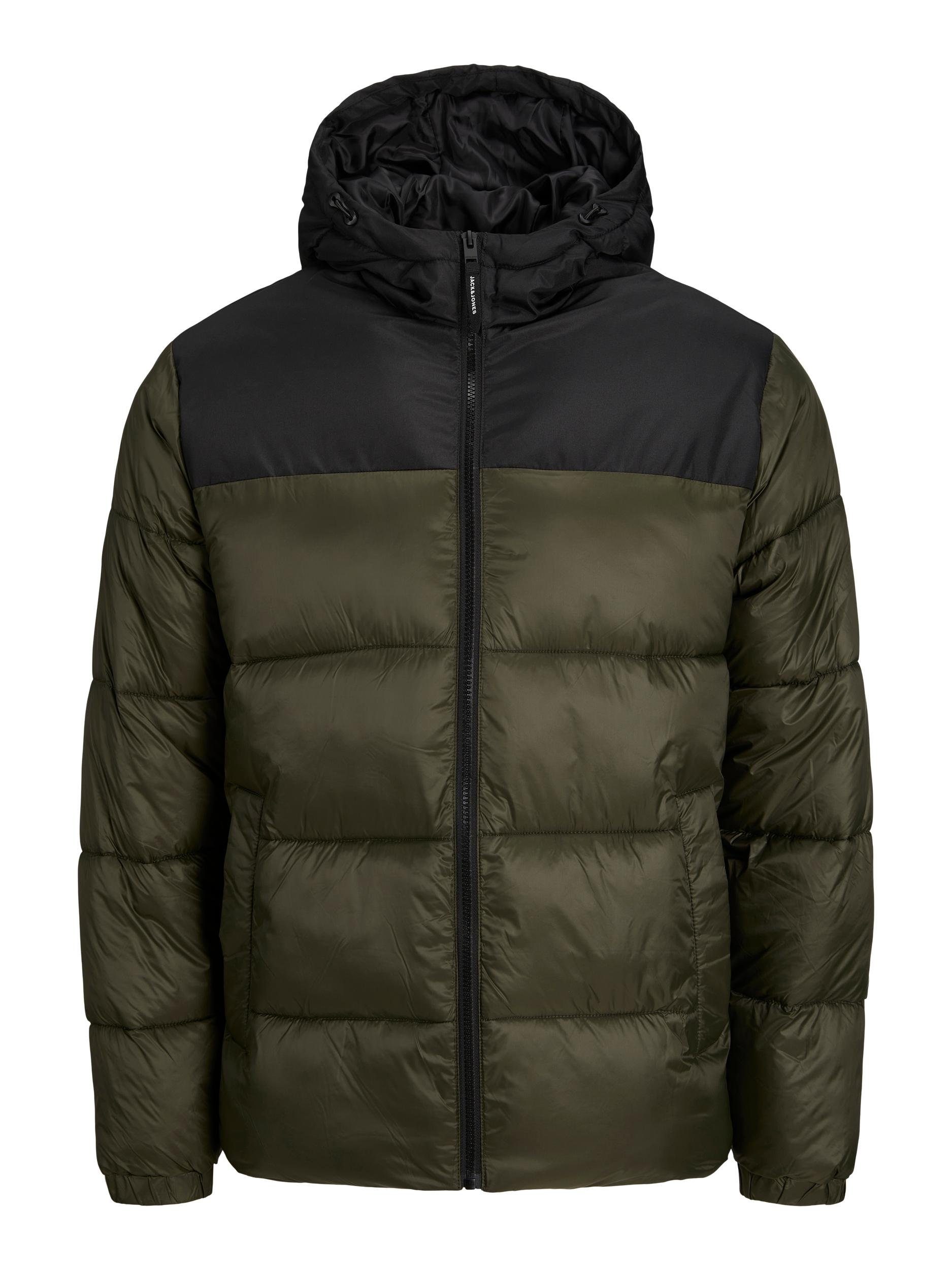 Jack & Jones Steppjacke JJETOBY HOOD PUFFER SN Rosin