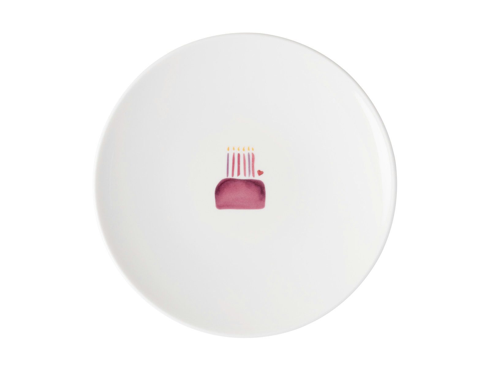 Villeroy & Boch Frühstücksteller With Love Frühstücksteller Happy Birthday 21cm