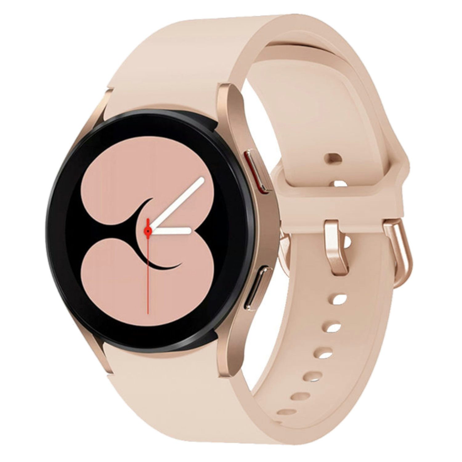 Wigento Smartwatch-Armband Für Samsung Galaxy Watch FE 6 5 4 Normal Pro Classic Kunststoff Band