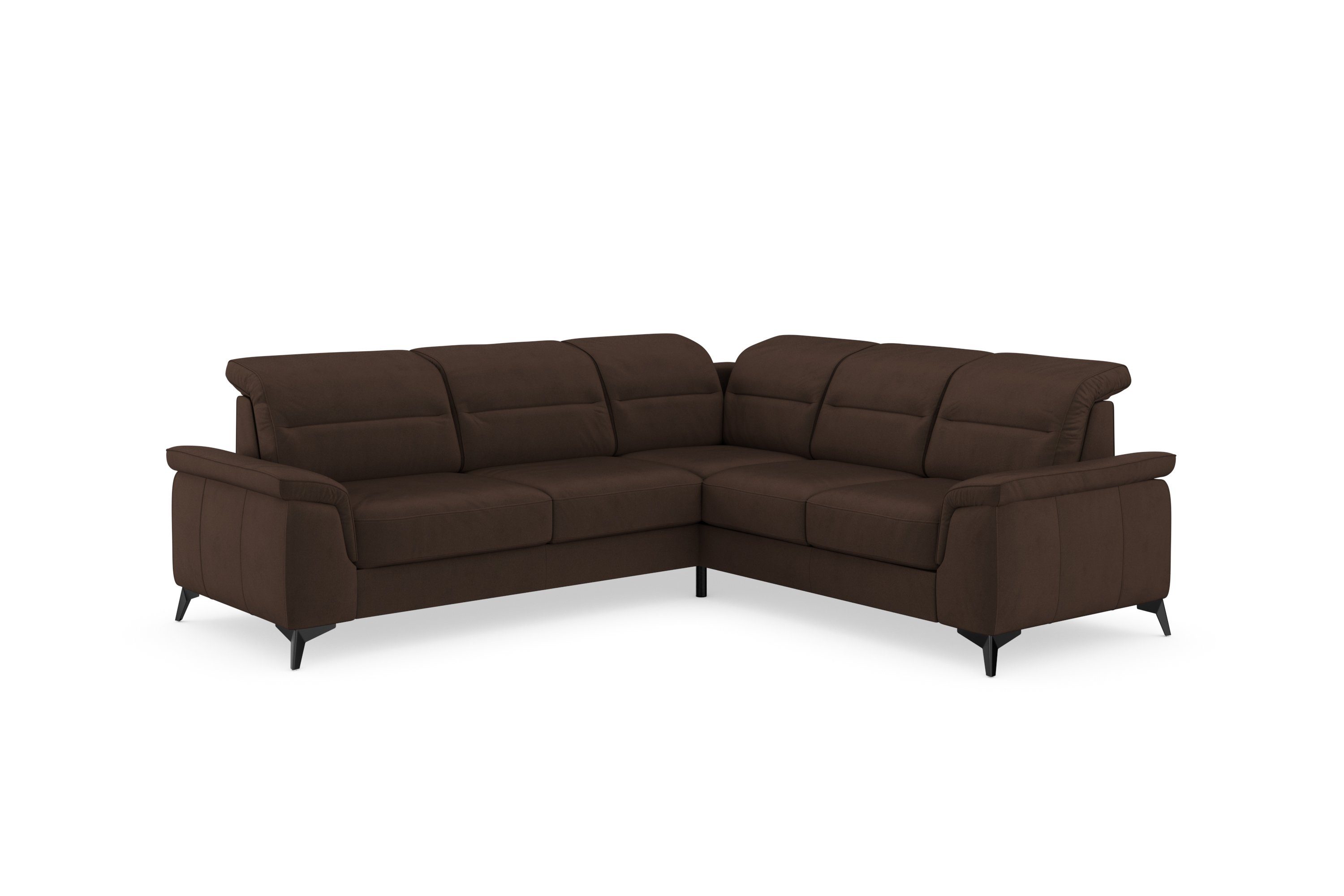 sit&more Ecksofa Sinatra, optinal mit Metallfüße Armteilfunktion, Kopfteilverstellung und