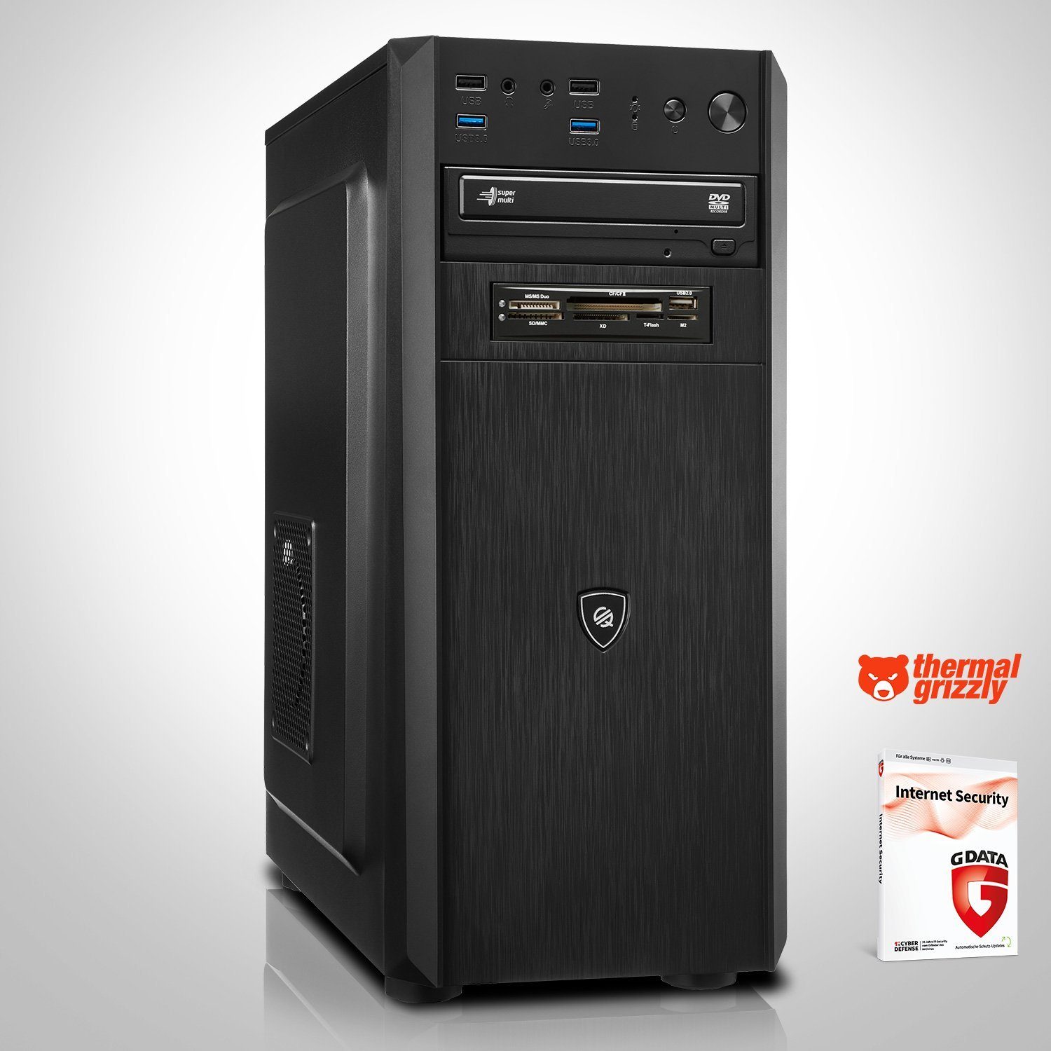 Memory PC Business-PC (AMD SSD, RAM, 1000 GB GB HDD, R7, 1000 Luftkühlung) GB 16 5600G, Ryzen Radeon 5