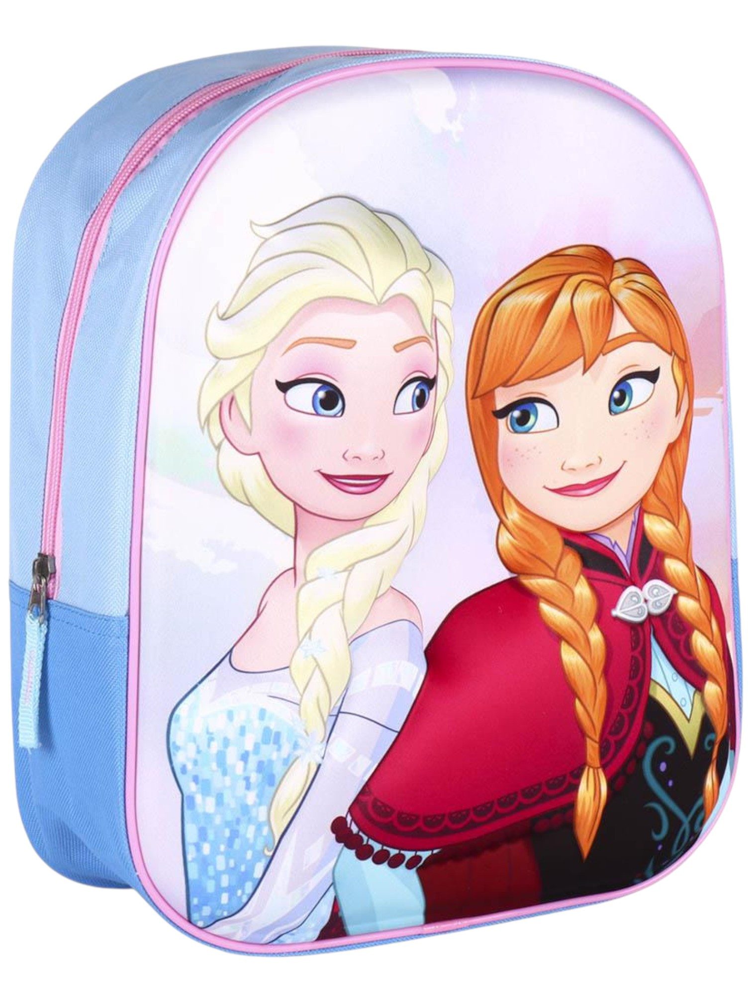 Cerdá Kindergartentasche Elsa & Anna, 3D Kinder-Rucksack 31x25x10 cm
