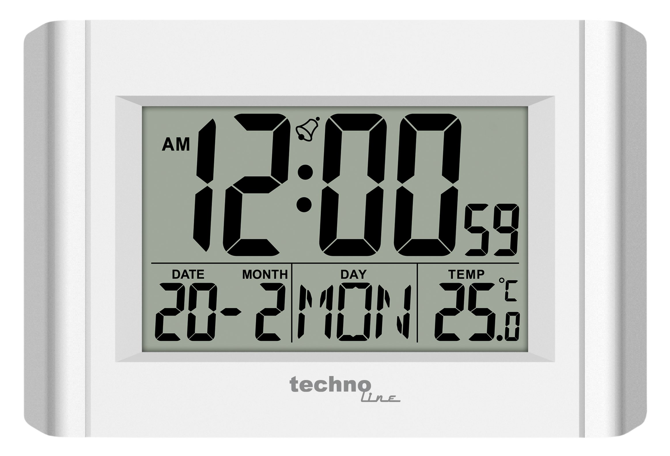 technoline Wanduhr WS 8002 (mit Temperaturanzeige) günstig online kaufen