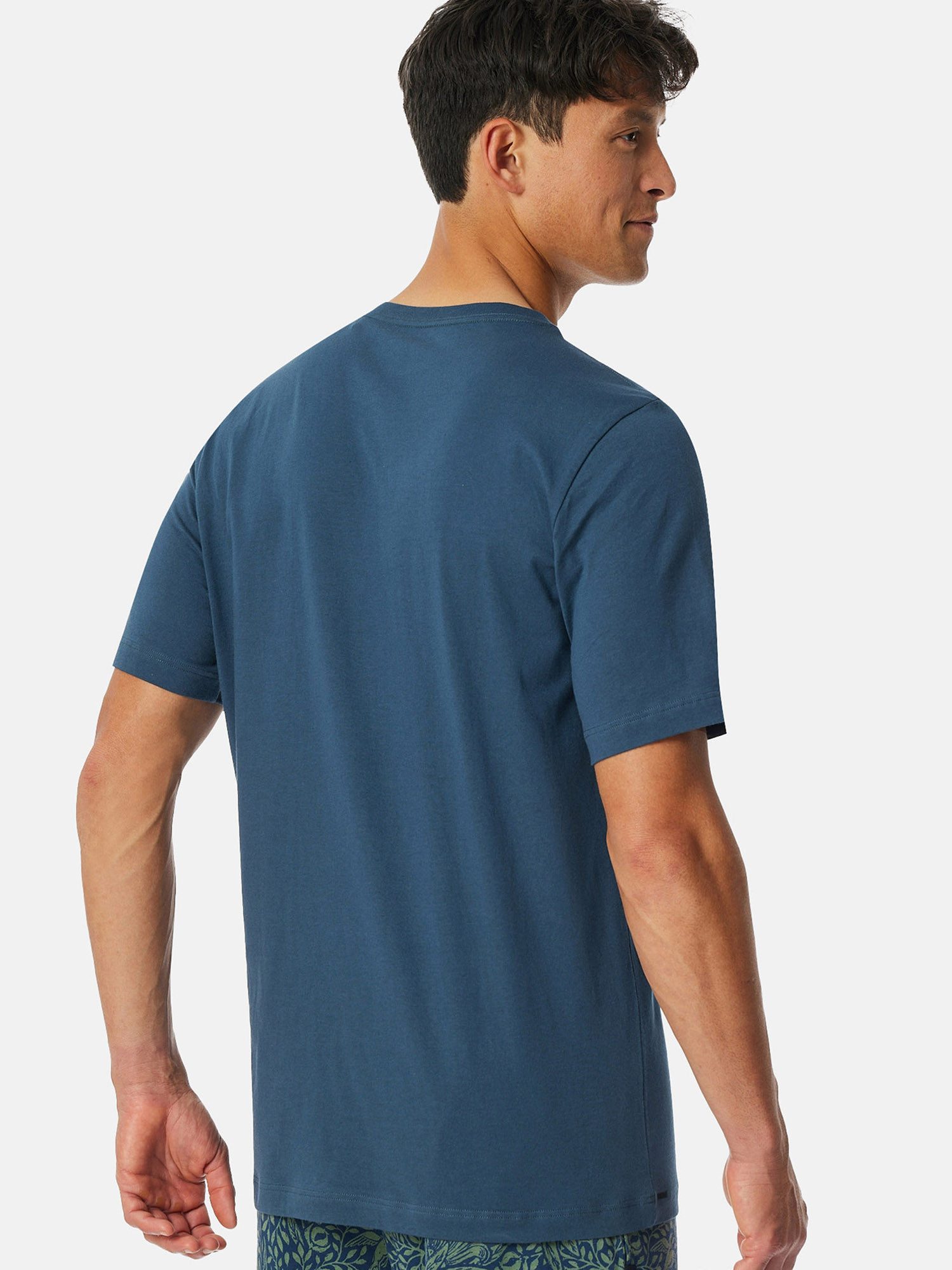 Schiesser Pyjamaoberteil Mix Relax schlaf-oberteil nachthemd sleepshirt