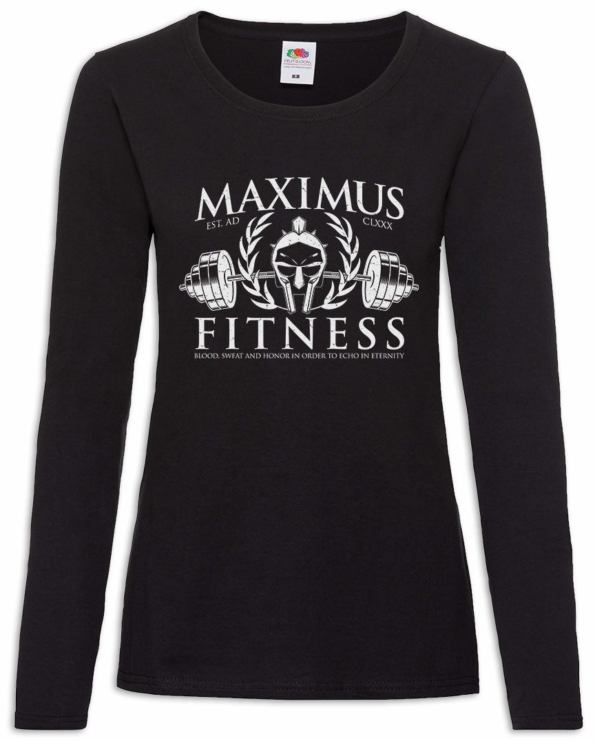 Langarmshirt Maximus Fitness Damen Langarmshirt Sanguis Spartacus Et Gloria TV