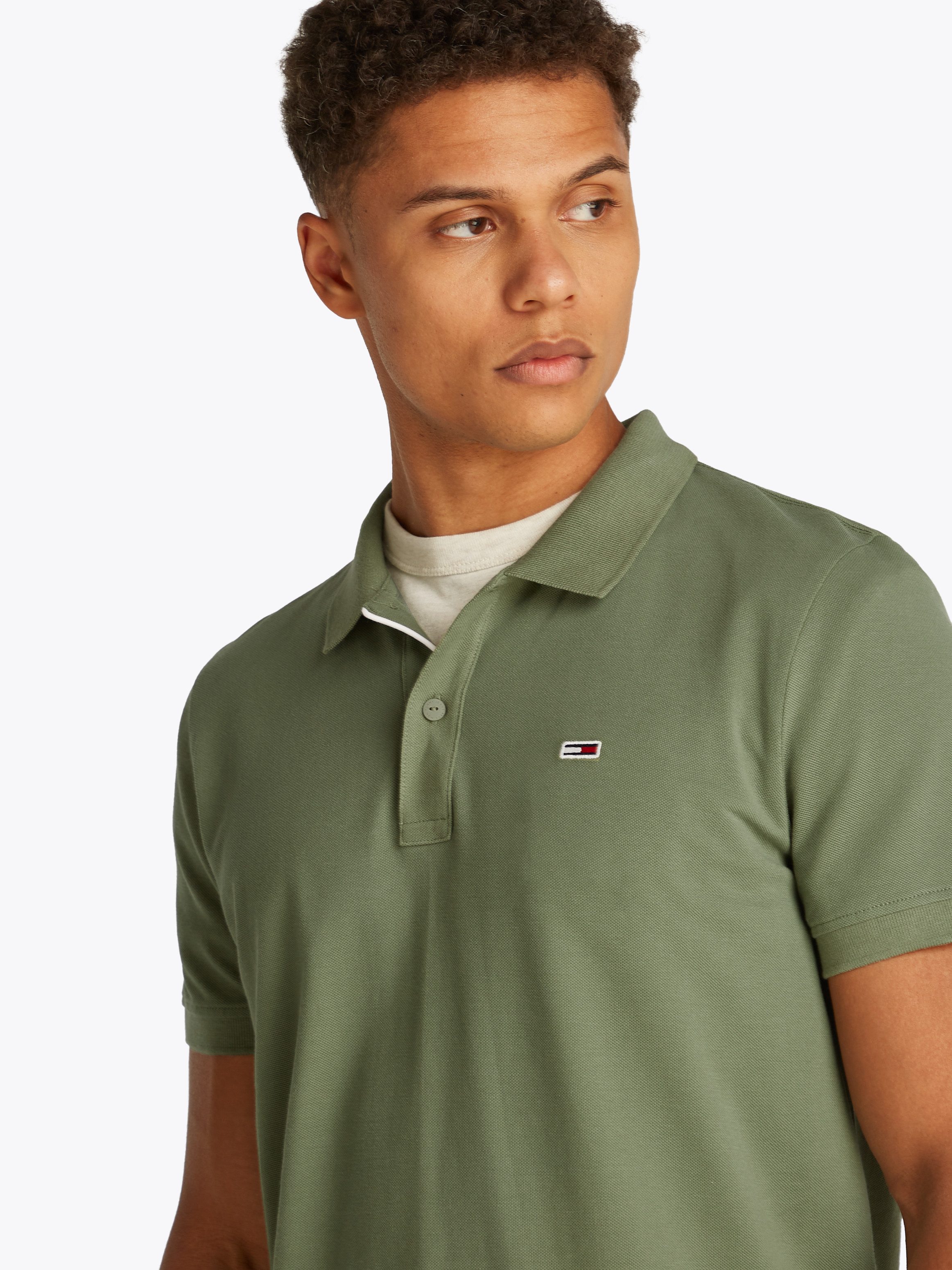 Tommy Jeans Poloshirt TJM SLIM PLACKET günstig online kaufen