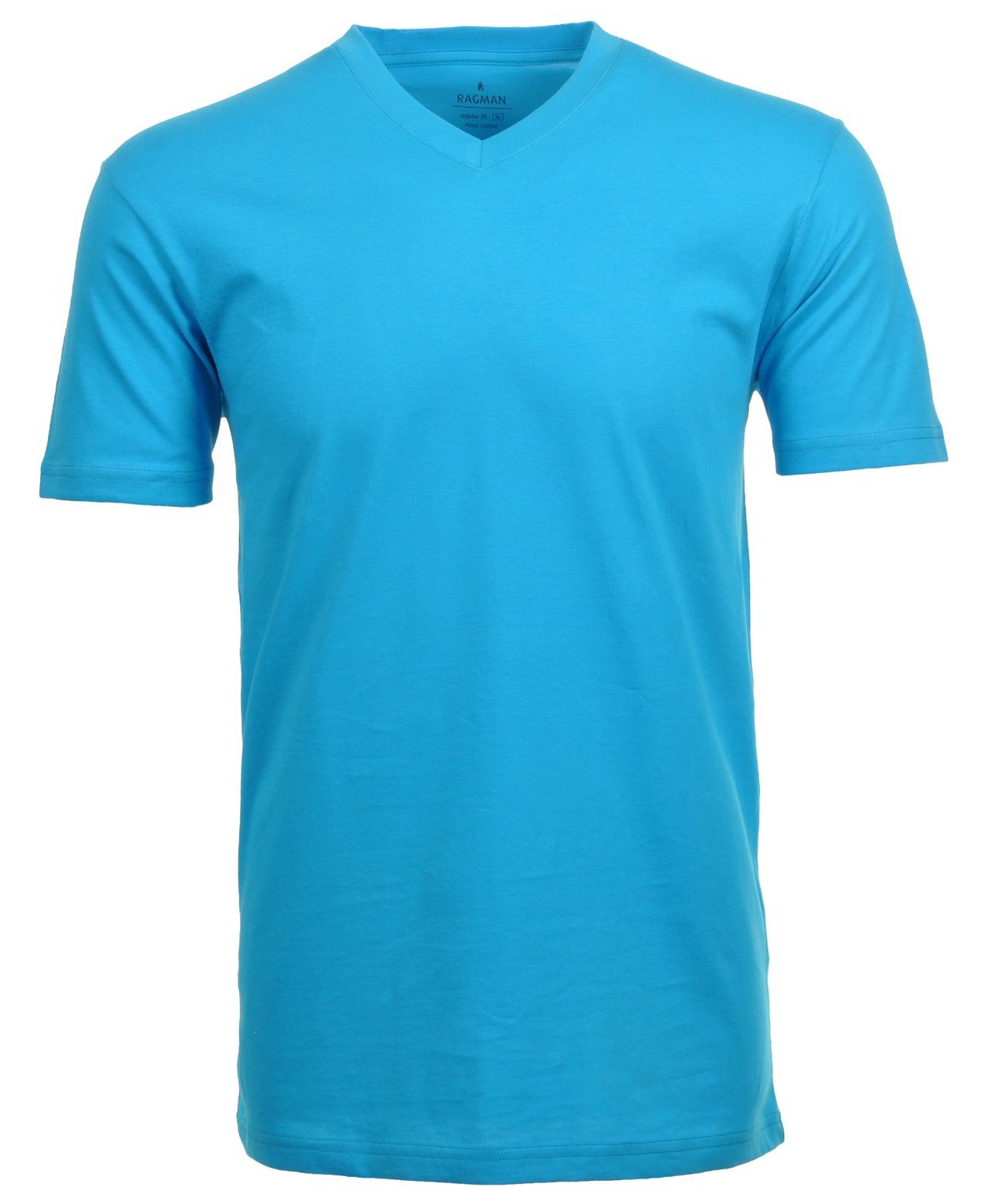 T-Shirt Ozeanblau RAGMAN