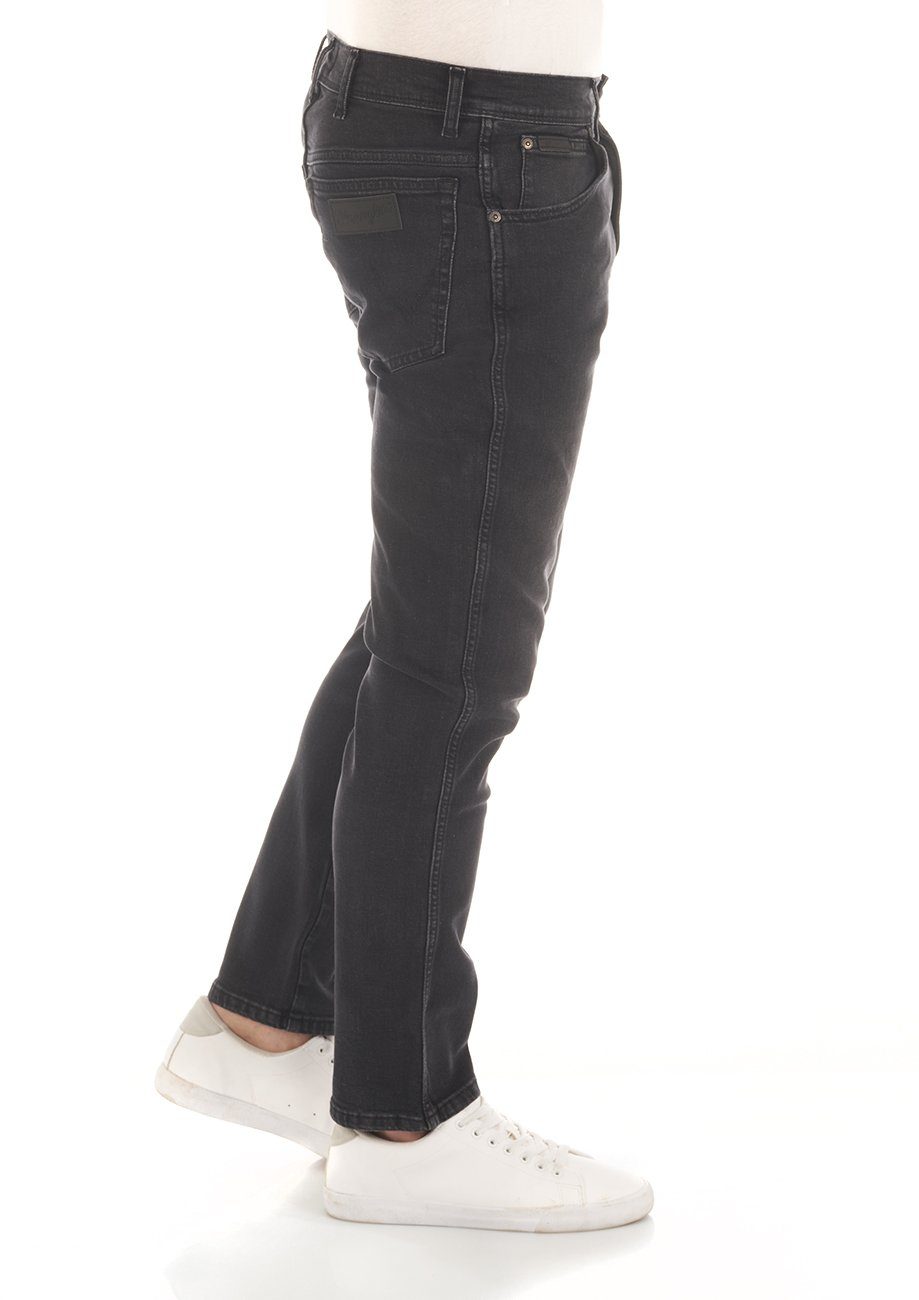 Wrangler Slim-fit-Jeans Herren Jeanshose Texas Slim Fit Denim Hose mit Stretch