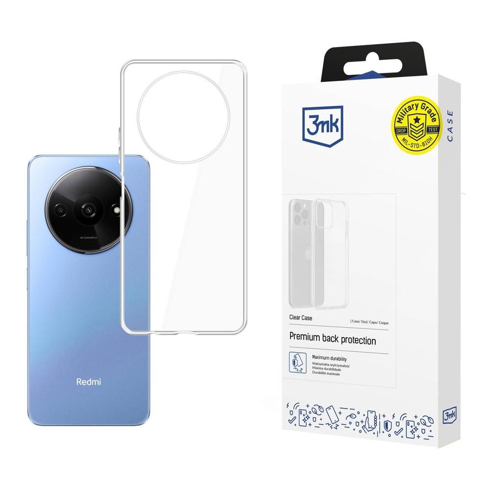 3MK Smartphone-Hülle Handyhülle Schutzhülle, transparent, Kameraschutz, sturzgeprüft, dünn