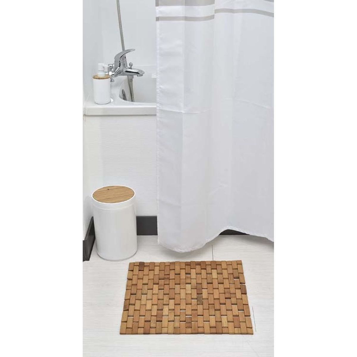 LikeKa Badematte rutschhemmend, Bambusmatte, Holzmatte,Saunamatte 100% günstig online kaufen