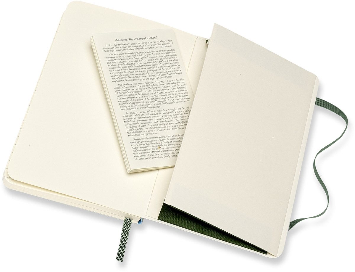 Notizbuch Notizbuch Pocket A6 liniert Softcover myrtengrün.