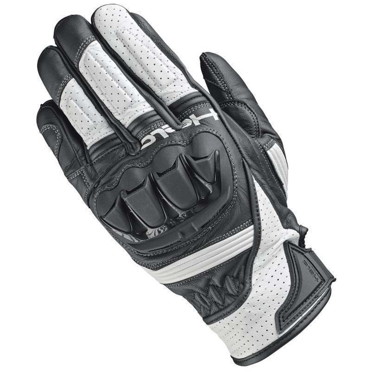 Held Biker Fashion Motorradhandschuhe Held Spot Sporthandschuh schwarz / weiss atmungsaktiv