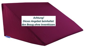 Kissenbezug Basic, beties (1 Stück), Keilkissenbezug ca. 62x49x30 cm 100% Baumwolle