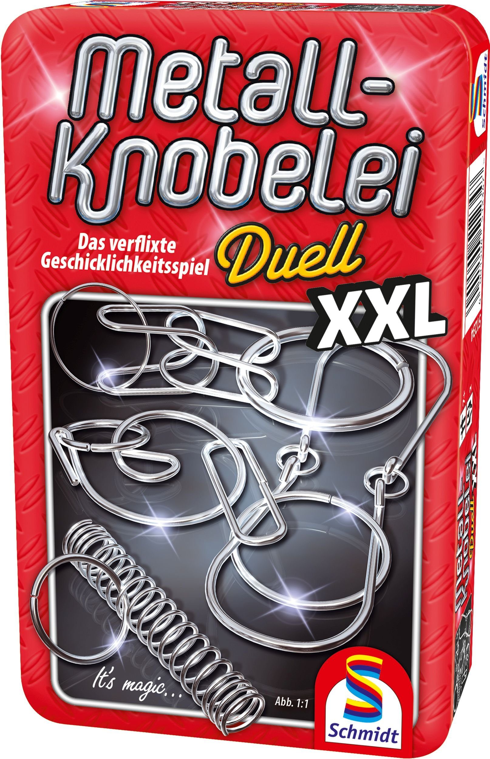 Spiel Metall Knobelei XXL Metalldose