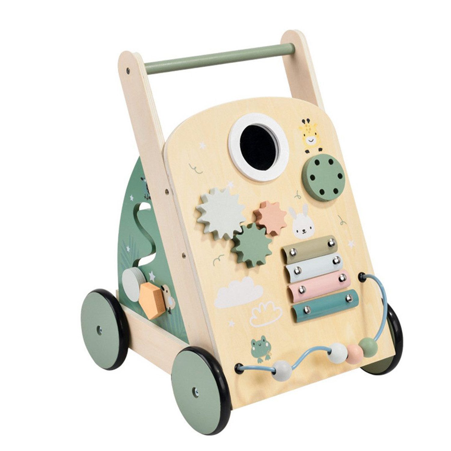 Lauflernwagen Lauflerner Motorikspielcenter Holz Lauflernhilfe Kinderläufer