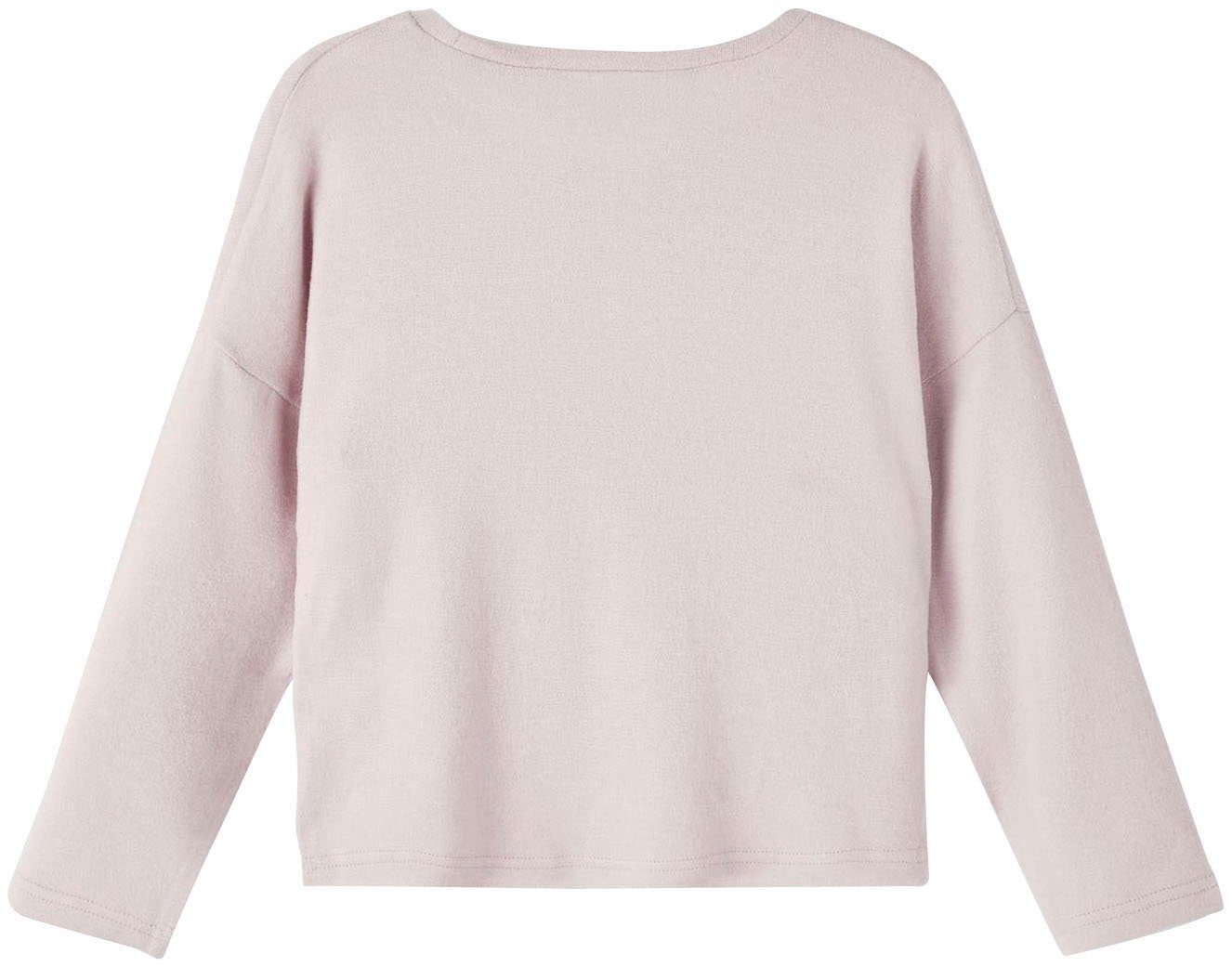 It LS KNIT Name Strickpullover lilac burnished NKFVICTI