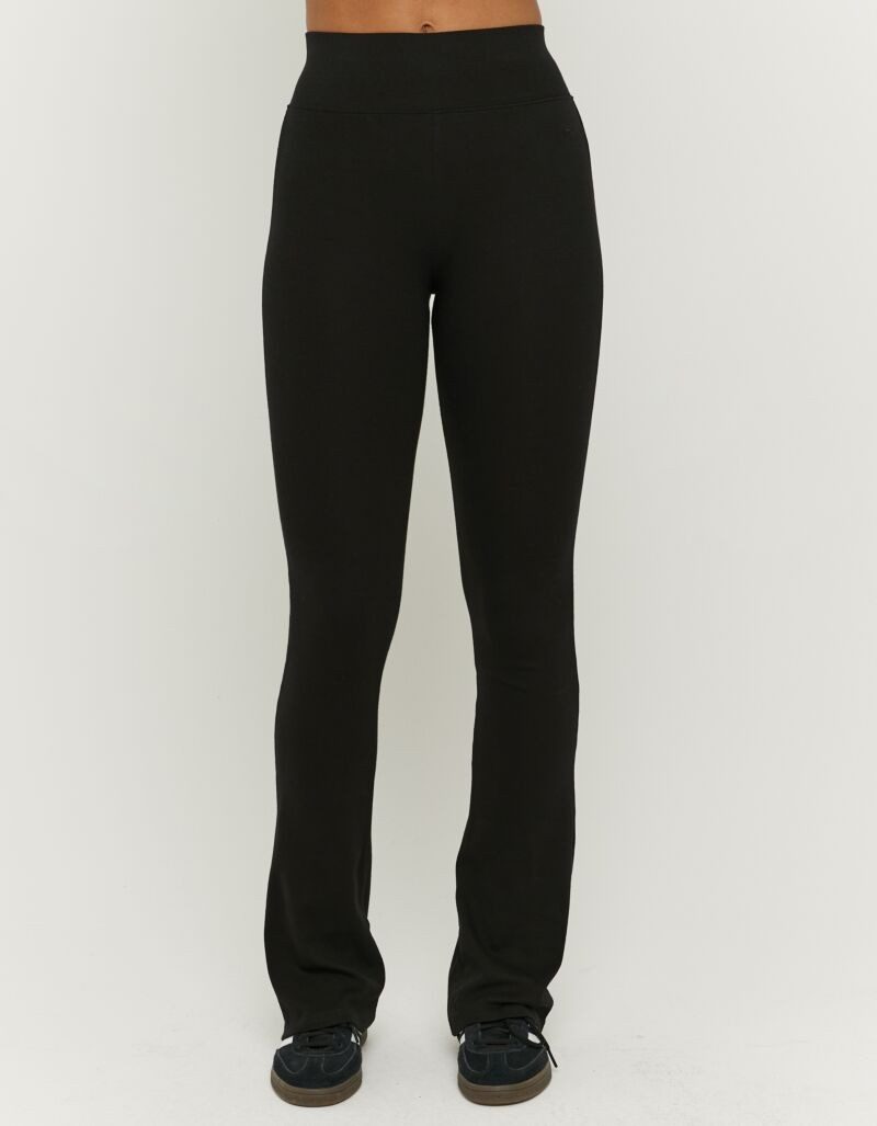 Tally Weijl Leggings SLECOPATRY Baumwollmischung, Bootcut