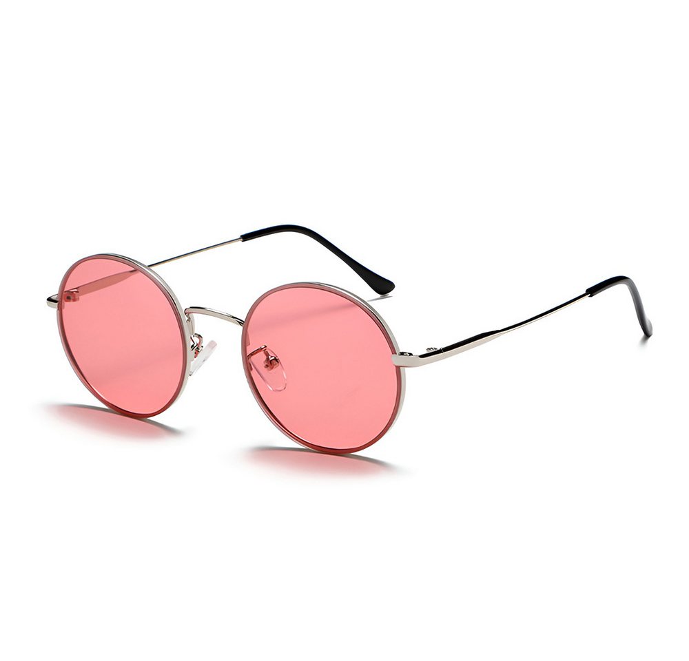 PACIEA Sonnenbrille Damen Rundrahmen Metall UV Schutz Outdoor Mode