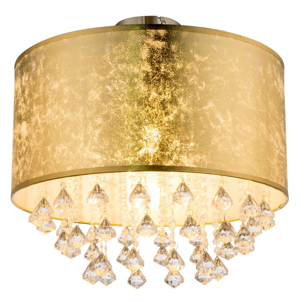 GLOBO LIGHTING LED Deckenleuchte, Leuchtmittel inklusive, Warmweiß, Kristal günstig online kaufen