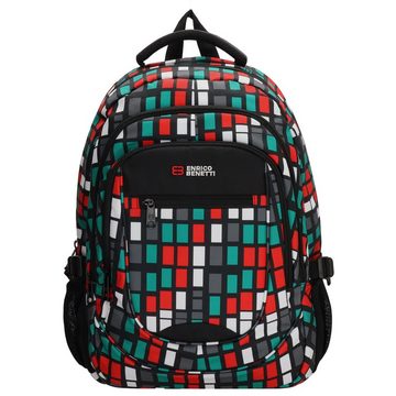 Christian Wippermann Cityrucksack 17 Zoll Laptop Rucksack Schule Arbeit Tasche (1-tlg), Laptopfach