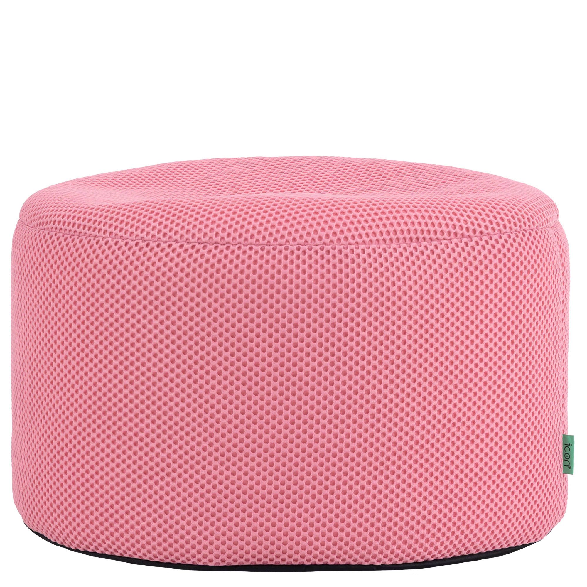 icon Pouf XL aus Mesh-Gewebe „Milano“, mit Füllung