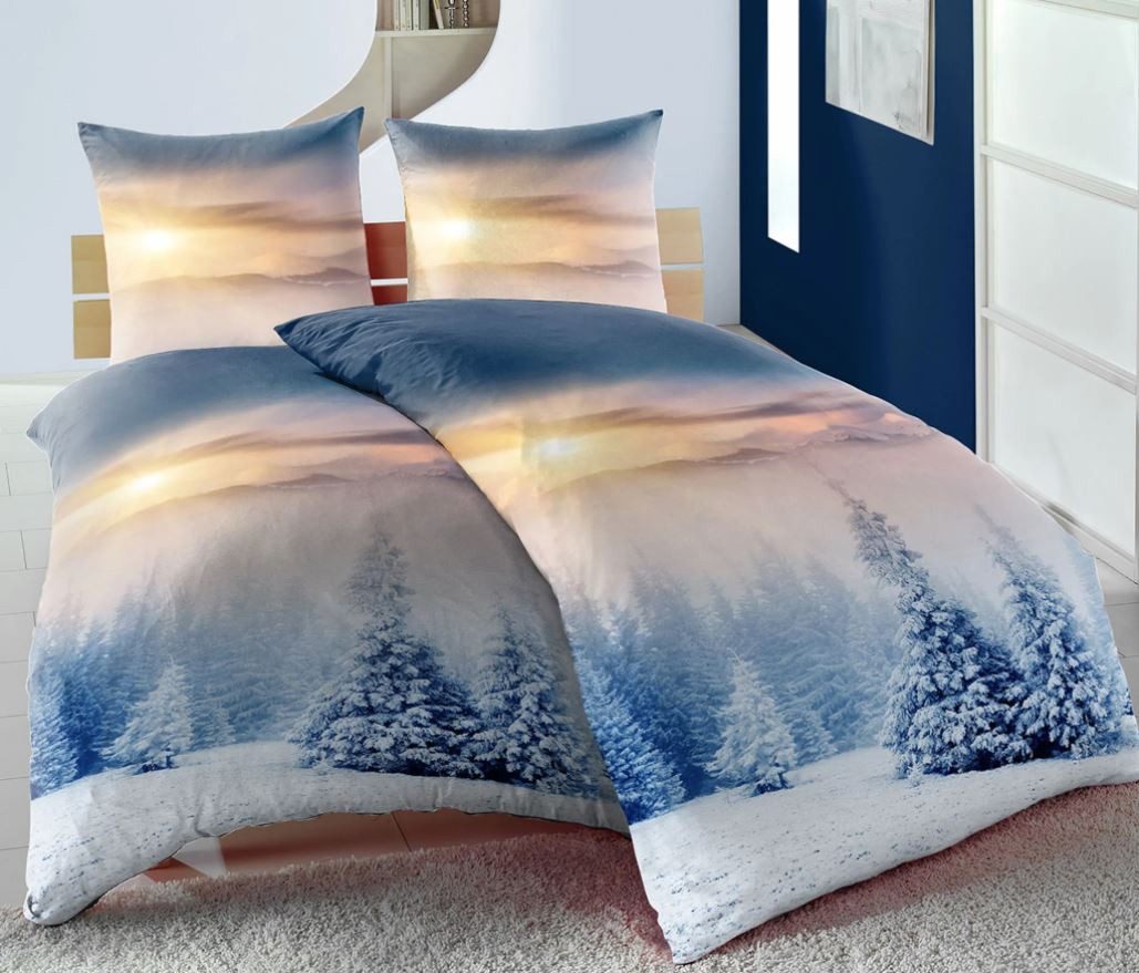 Visaggio Bettwäsche Winter Fleece Bettbezug flauschig warm, Fleece, 4 teili günstig online kaufen