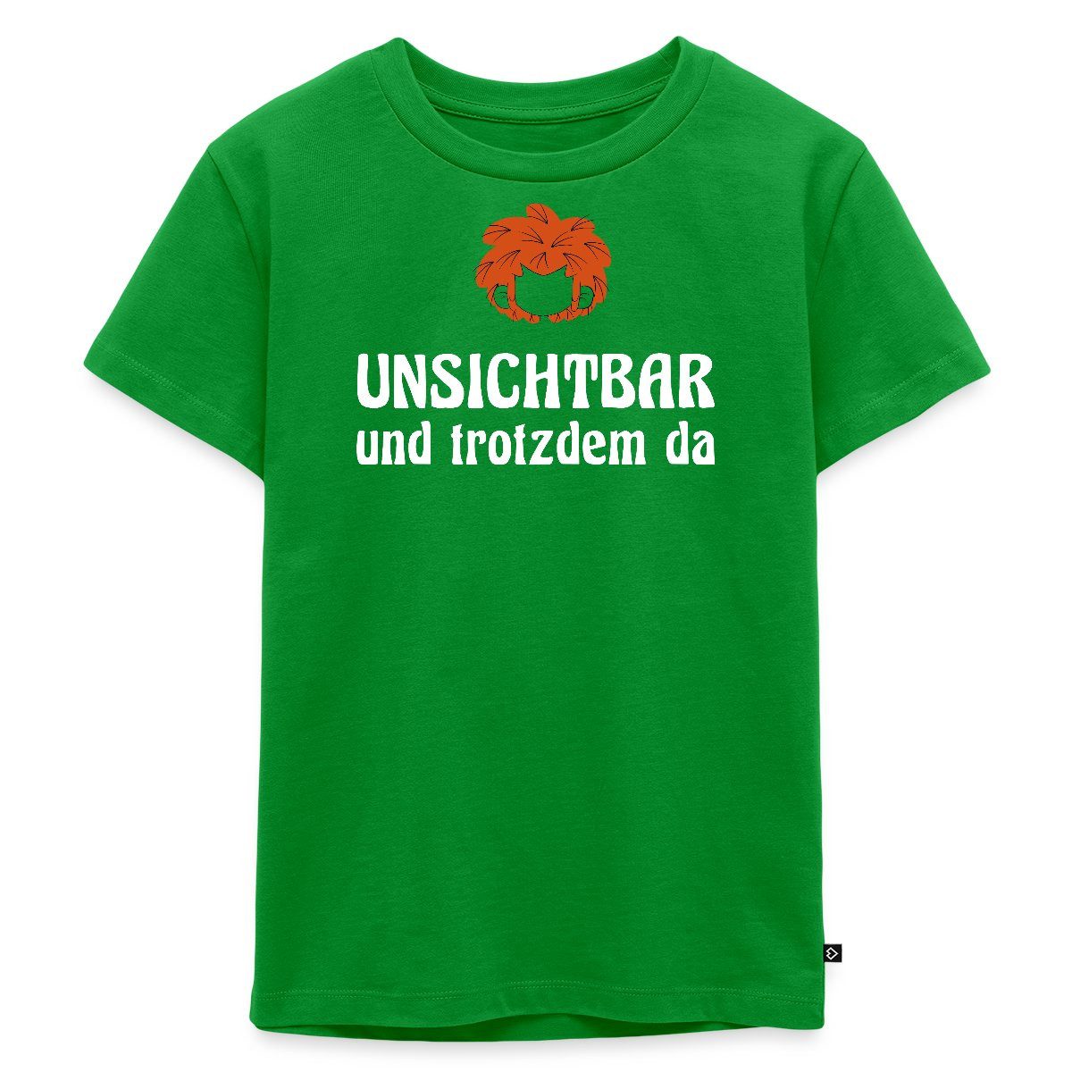 T-Shirt Pumuckl Mit Spruch Unsichtbar Und Trotzdem Da Kinder Premium T-Shirt