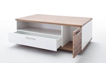 MCA furniture Couchtisch Couchtisch Luzern, 115x70, weiß Hochglanz / Sterling Oak (No-Set)