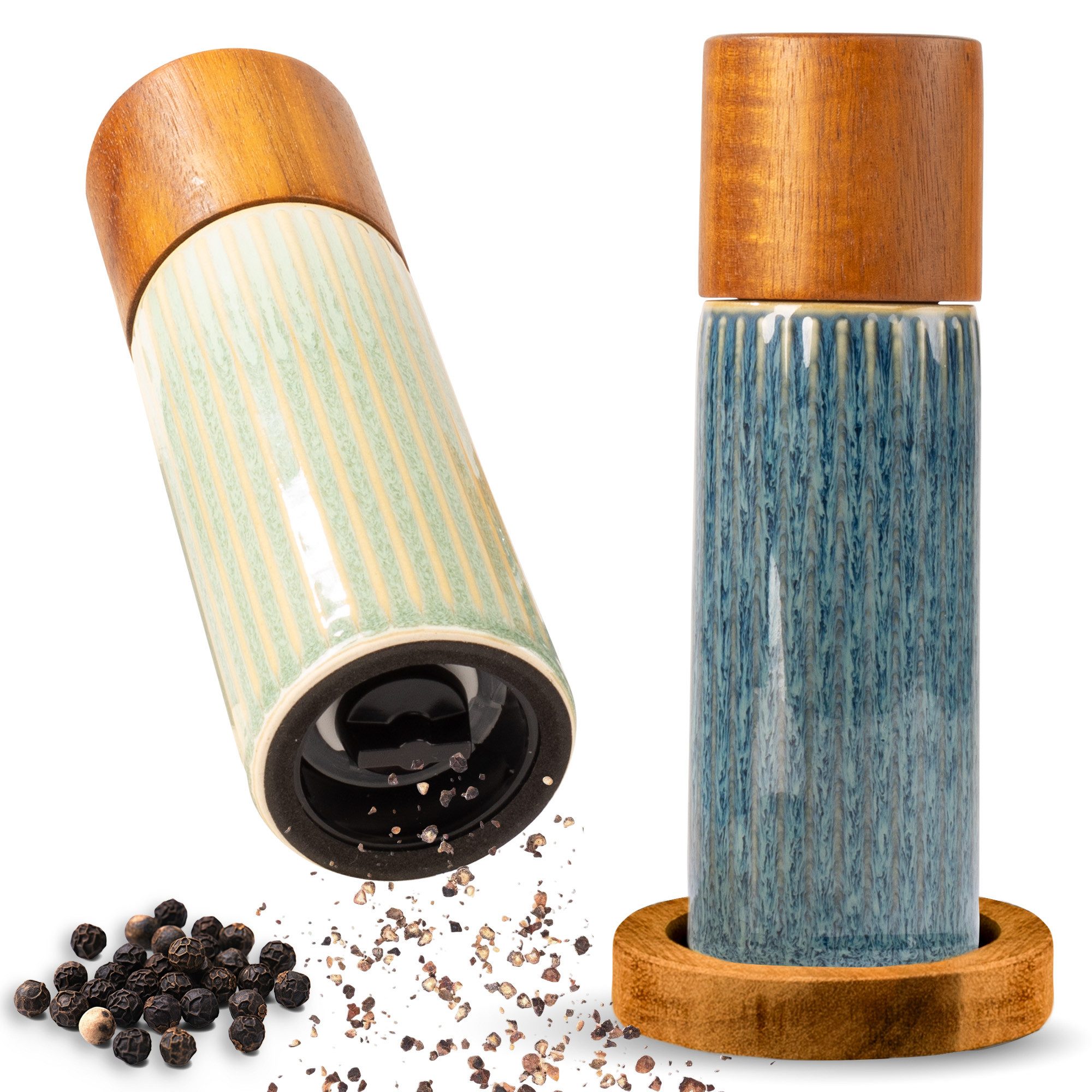 Moritz & Moritz Gewürzmühle Мельницы для специй Set PEPE blau/grün manuell