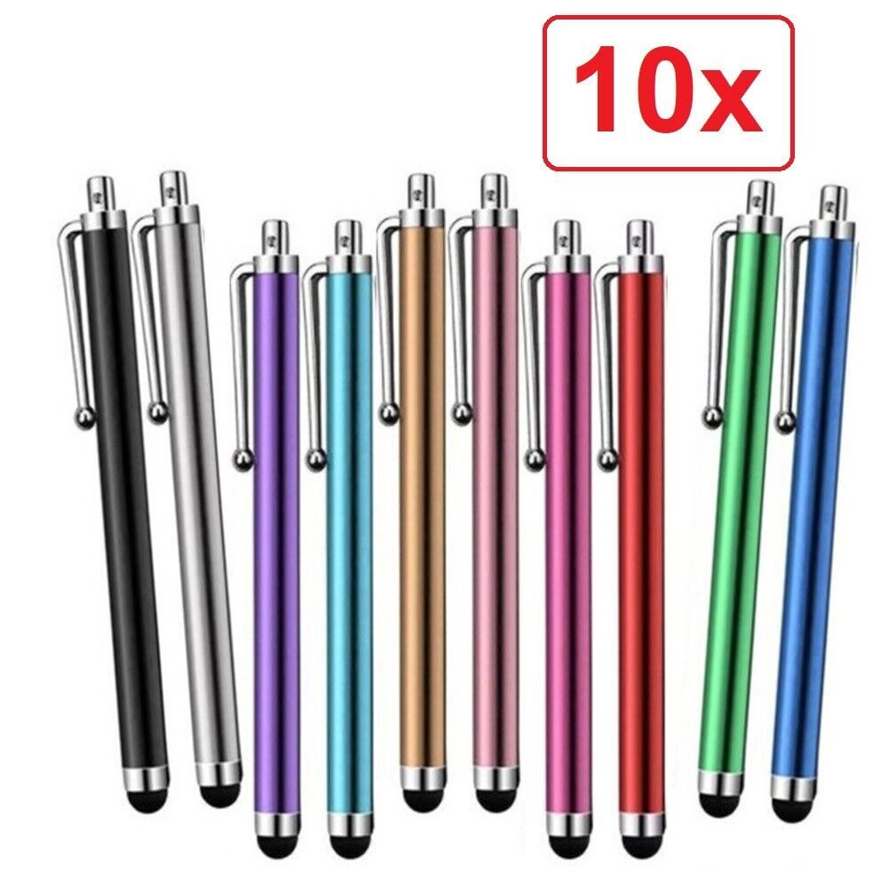SpionProfi Eingabestift 10x Eingabestift Touchstift Handy Tablet Smartphone Universal TouchPen (10-St) Klein, handlich und ideal für präzises Tippen auf Touchscreen-Geräten