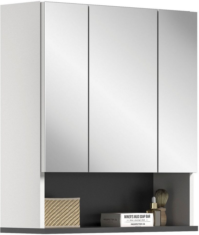 welltime Spiegelschrank Torun Badmöbel, Breite 60 cm, individuell mit  anderen Artikeln der Serie kombinierbar