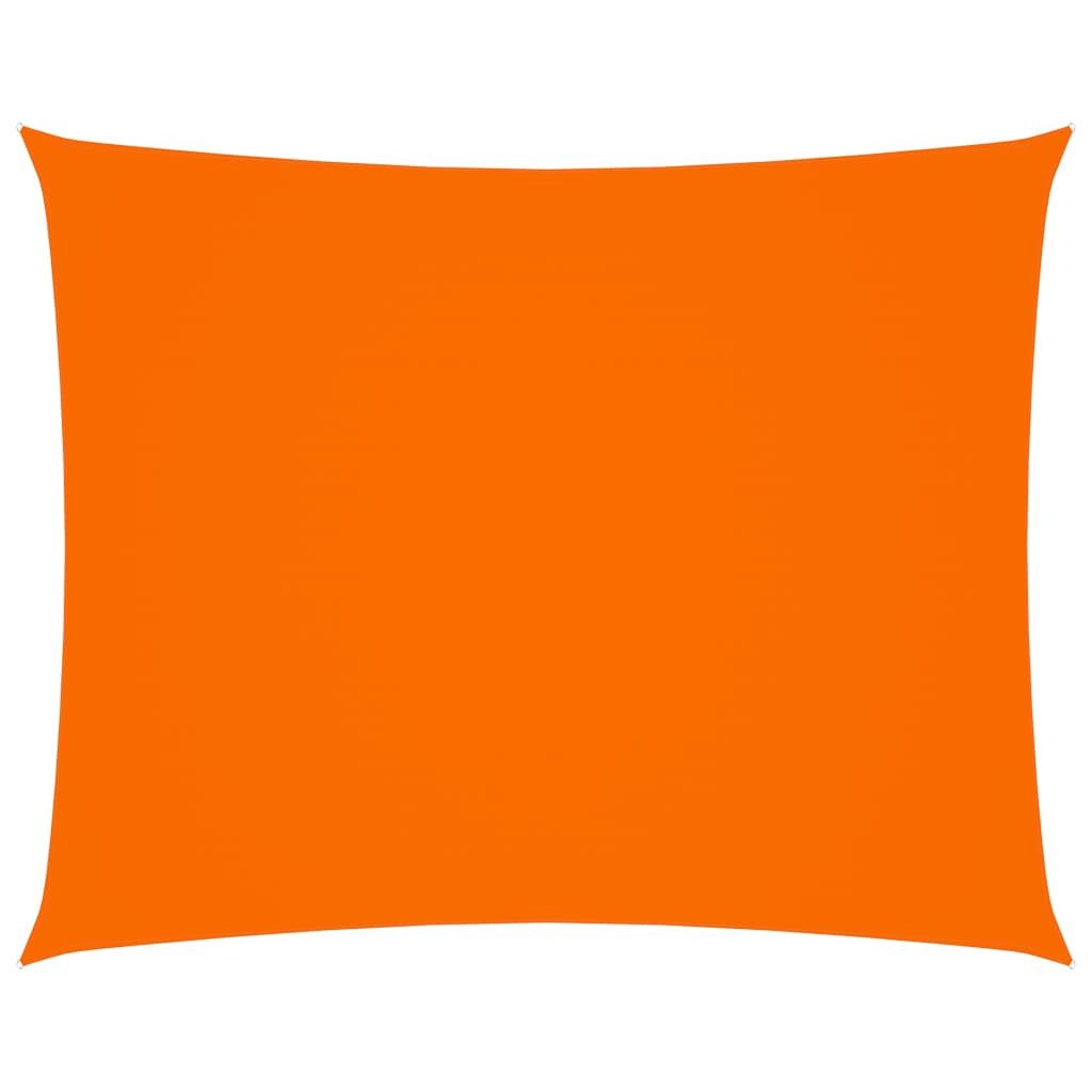 vidaXL Sonnensegel 4 x 5 m Sonnensegel Oxford-Gewebe Rechteckig 4x5 m Orange Sonnenschutz