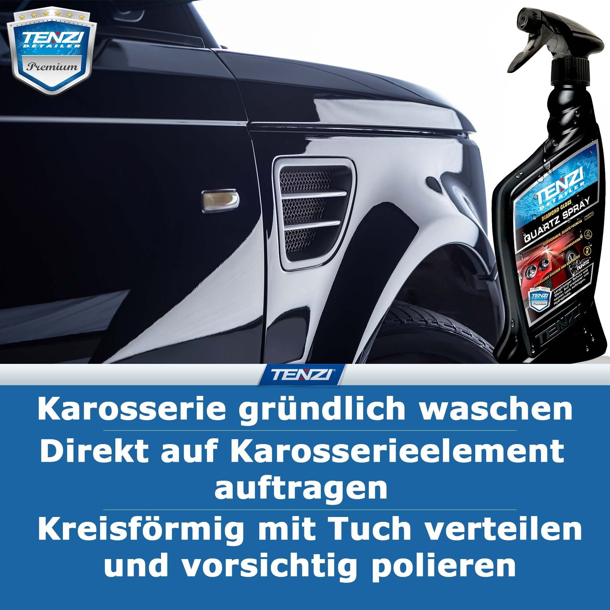 (1 TENZI Formel Nano Politur, Spray Ceramic Wasserabweisend, Quartz St), Versiegelung, Autopolitur 600mL