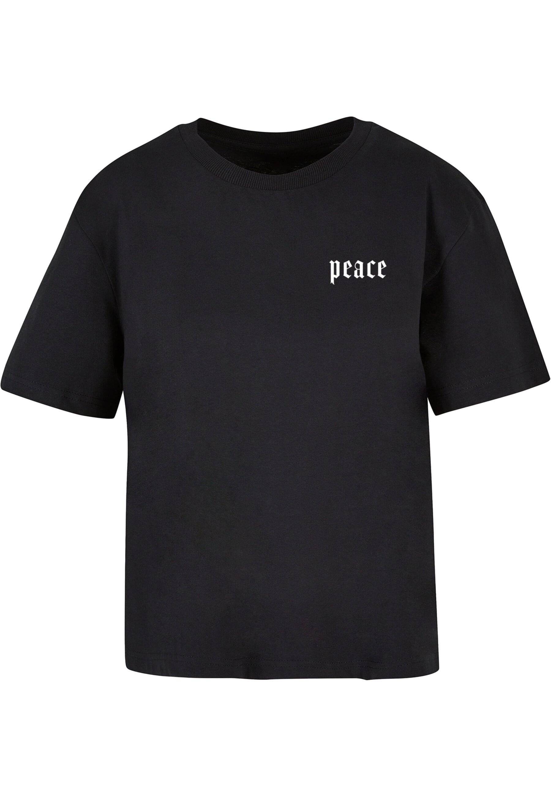 Miss Tee T-Shirt Miss Tee Damen Girls Peace Hand Tee (1-tlg)