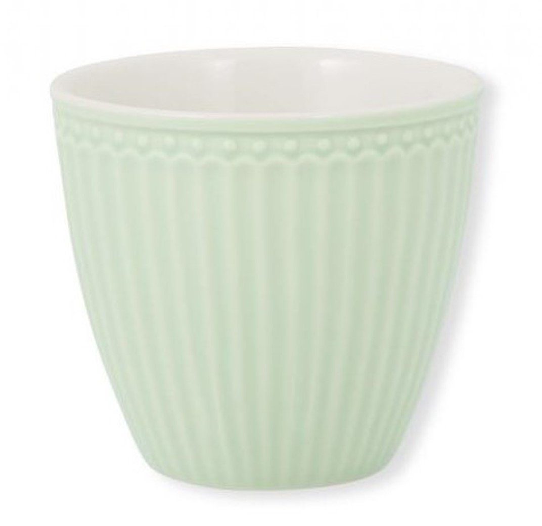 Greengate Becher Greengate MINI Latte Cup ALICE PALE GREEN Grün